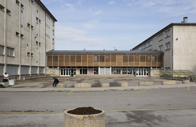 Bâtiment de l'administration : face antérieure. © Région Bourgogne-Franche-Comté, Inventaire du patrimoine
