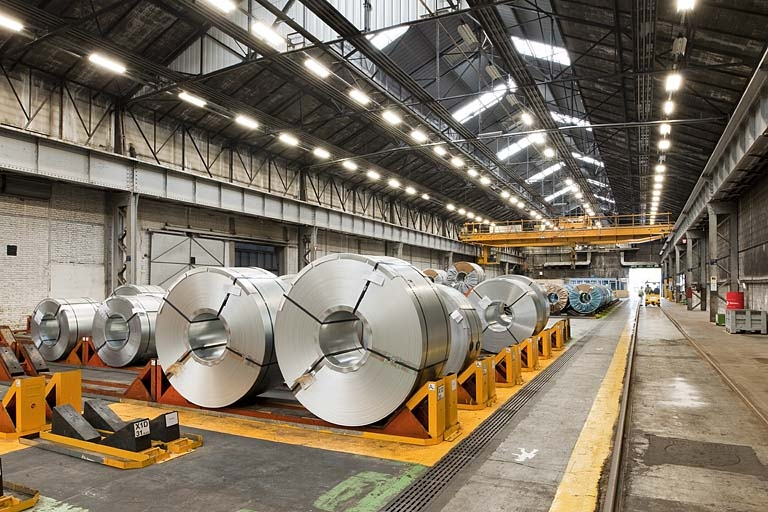 Entrepôt de réception des bobines d'acier (3). © Région Bourgogne-Franche-Comté, Inventaire du patrimoine