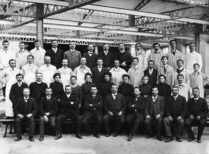 Personnel de la Fraternelle de Beaulieu et de Valentigney. © Région Bourgogne-Franche-Comté, Inventaire du patrimoine