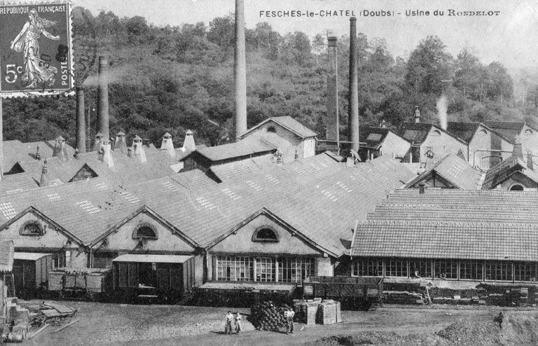 Fesches-le-Châtel (Doubs) - Usine du Rondelot. © Région Bourgogne-Franche-Comté, Inventaire du patrimoine