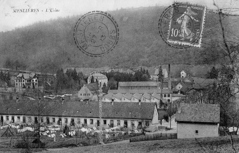 Meslières - L'usine. © Région Bourgogne-Franche-Comté, Inventaire du patrimoine