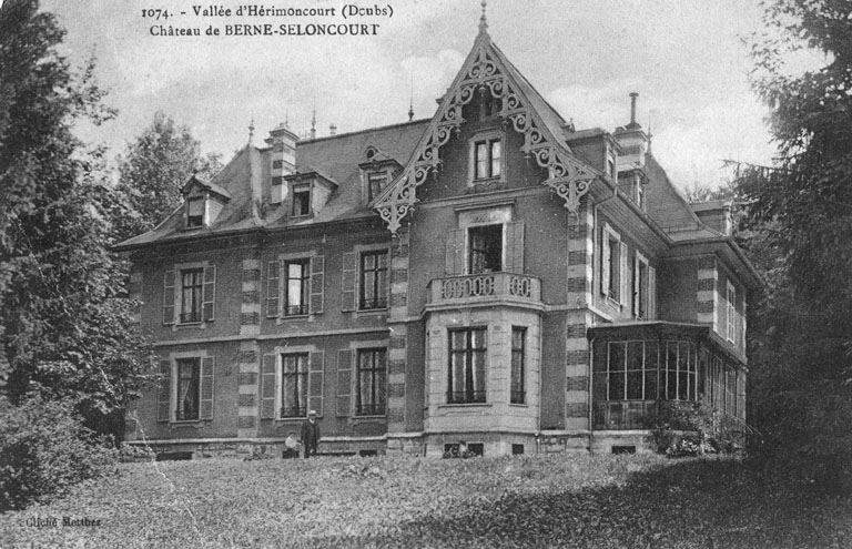 Vallée d'Hérimoncourt (Doubs) - Château de Berne - Seloncourt. © Région Bourgogne-Franche-Comté, Inventaire du patrimoine Vallée d'Hérimoncourt (Doubs) - Château de Berne - Seloncourt. © Région Bourgogne-Franche-Comté, Inventaire du patrimoine
