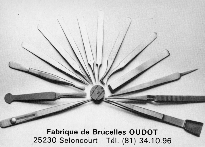 Fabrique de brucelles Oudot. © Région Bourgogne-Franche-Comté, Inventaire du patrimoine