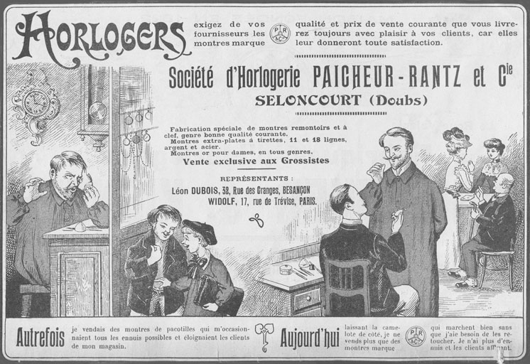 Société d'horlogerie Paicheur-Rantz et Cie. © Région Bourgogne-Franche-Comté, Inventaire du patrimoine