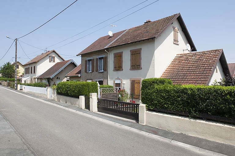 Maisons jumelées. © Région Bourgogne-Franche-Comté, Inventaire du patrimoine
