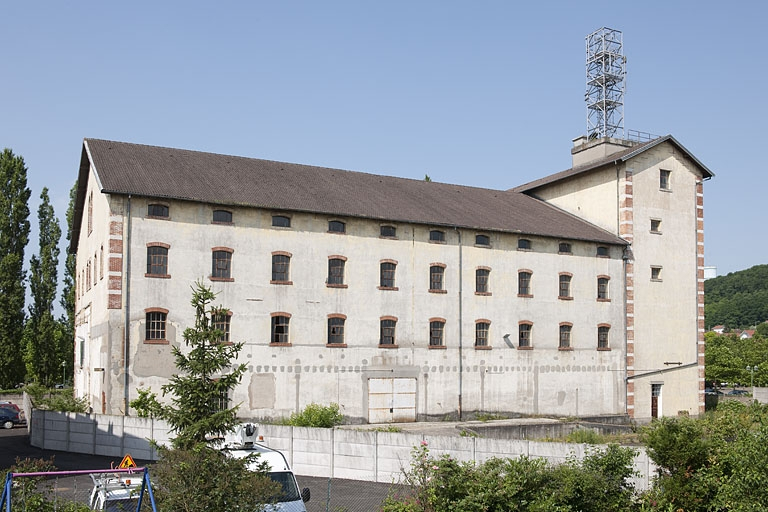 Façade est la malterie. © Région Bourgogne-Franche-Comté, Inventaire du patrimoine