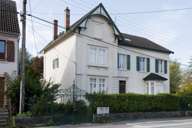 Logement patronal. © Région Bourgogne-Franche-Comté, Inventaire du patrimoine