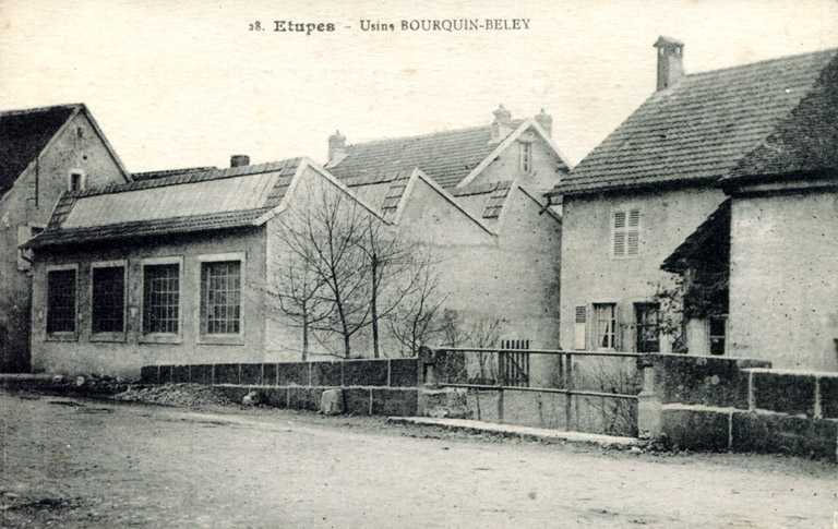 Etupes - Usine Bourquin-Beley. © Région Bourgogne-Franche-Comté, Inventaire du patrimoine Etupes - Usine Bourquin-Beley. © Région Bourgogne-Franche-Comté, Inventaire du patrimoine