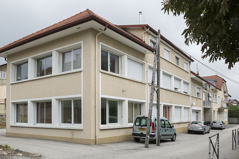 Une usine des années 1920 à 1950 : usine Frésard-Vadam puis Frésard-Panneton (2 rue Cuvier). © Région Bourgogne-Franche-Comté, Inventaire du patrimoine