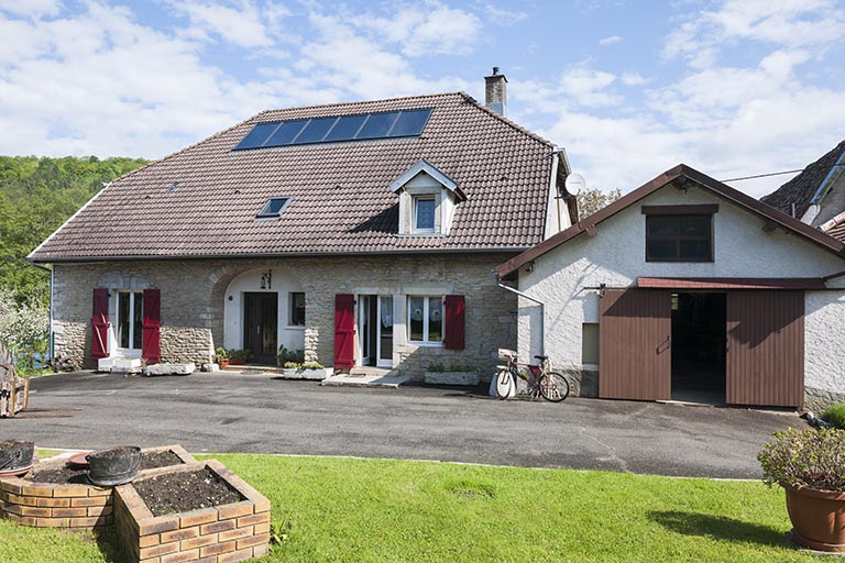 La ferme et l'atelier de scierie. © Région Bourgogne-Franche-Comté, Inventaire du patrimoine