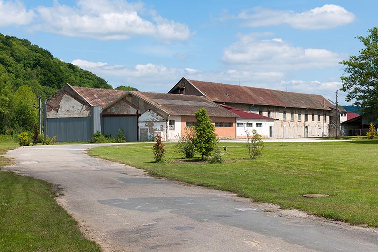 Vue d'ensemble depuis le sud. © Région Bourgogne-Franche-Comté, Inventaire du patrimoine