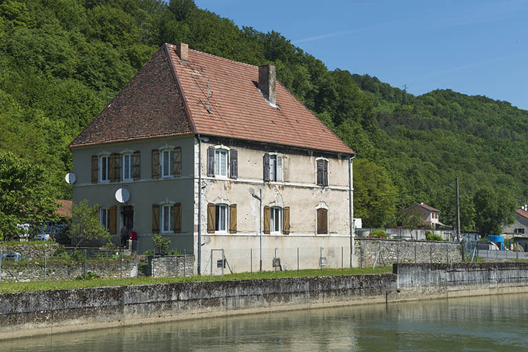 Logement patronal depuis le sud-est. © Région Bourgogne-Franche-Comté, Inventaire du patrimoine