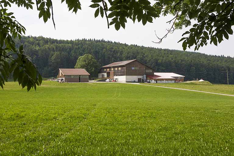 Vue d'ensemble rapprochée, depuis le nord. © Région Bourgogne-Franche-Comté, Inventaire du patrimoine