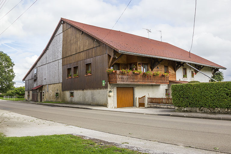 Partie sud côté rue. © Région Bourgogne-Franche-Comté, Inventaire du patrimoine
