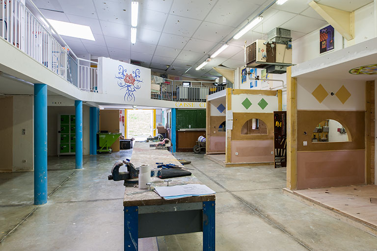 Détail de l'atelier peinture. © Région Bourgogne-Franche-Comté, Inventaire du patrimoine