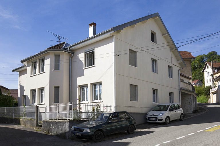 Façades antérieure et latérale gauche. © Région Bourgogne-Franche-Comté, Inventaire du patrimoine