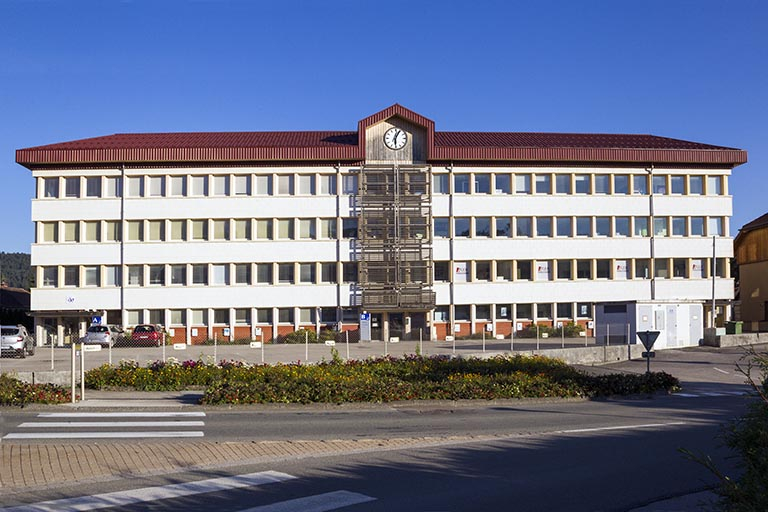 Usine : façade antérieure. © Région Bourgogne-Franche-Comté, Inventaire du patrimoine Usine : façade antérieure. © Région Bourgogne-Franche-Comté, Inventaire du patrimoine