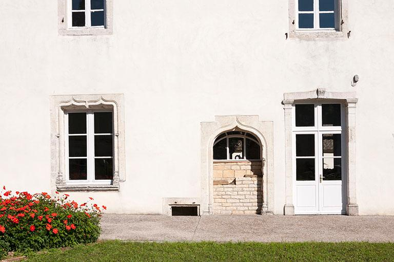Détail de la façade sud © Région Bourgogne-Franche-Comté, Inventaire du patrimoine