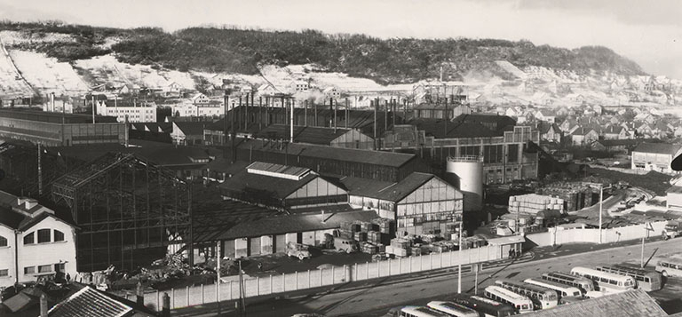 Vue d'ensemble de la fonderie. © Région Bourgogne-Franche-Comté, Inventaire du patrimoine Vue d'ensemble de la fonderie. © Région Bourgogne-Franche-Comté, Inventaire du patrimoine