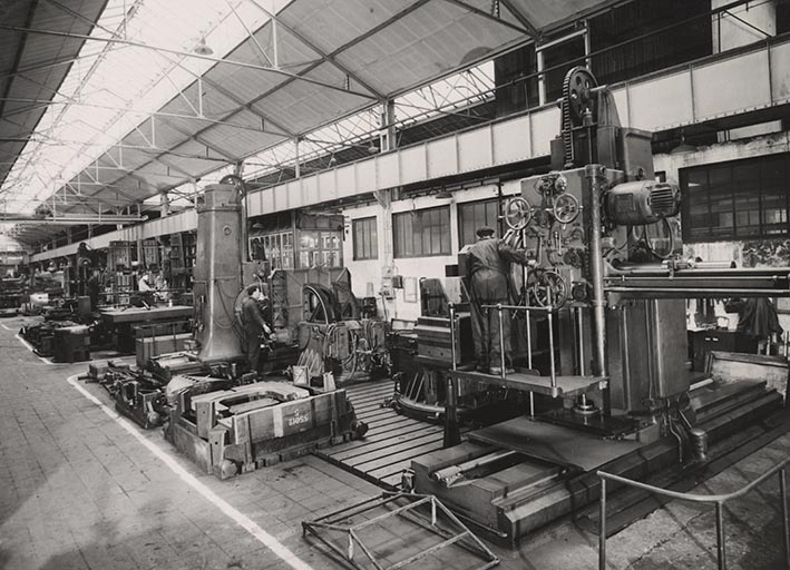 Atelier d'usinage des outils de presse. © Région Bourgogne-Franche-Comté, Inventaire du patrimoine Atelier d'usinage des outils de presse. © Région Bourgogne-Franche-Comté, Inventaire du patrimoine
