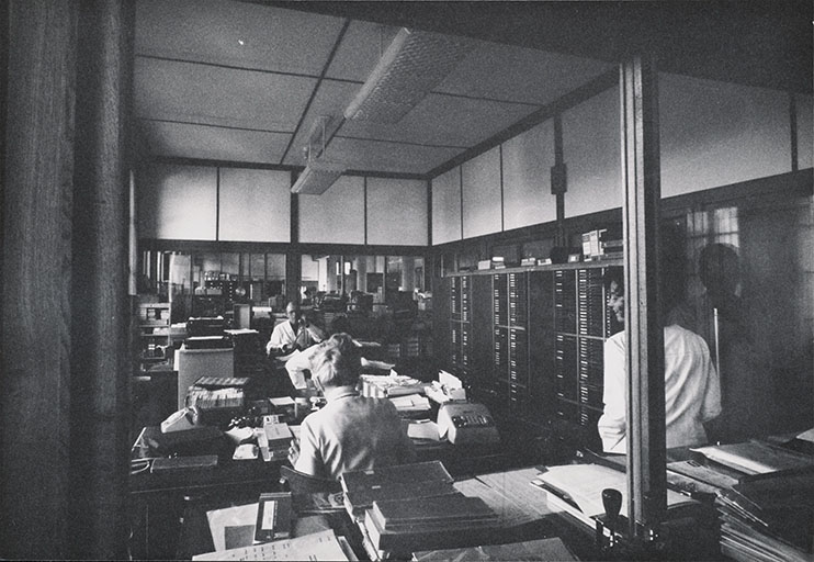 [Bureau des expéditions], décennie 1950 © Région Bourgogne-Franche-Comté, Inventaire du patrimoine