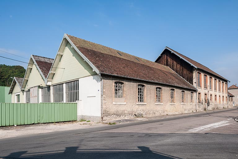 Atelier de fabrication depuis le sud-est. © Région Bourgogne-Franche-Comté, Inventaire du patrimoine