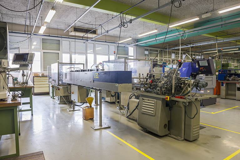 Vue intérieure des ateliers de productique. © Région Bourgogne-Franche-Comté, Inventaire du patrimoine