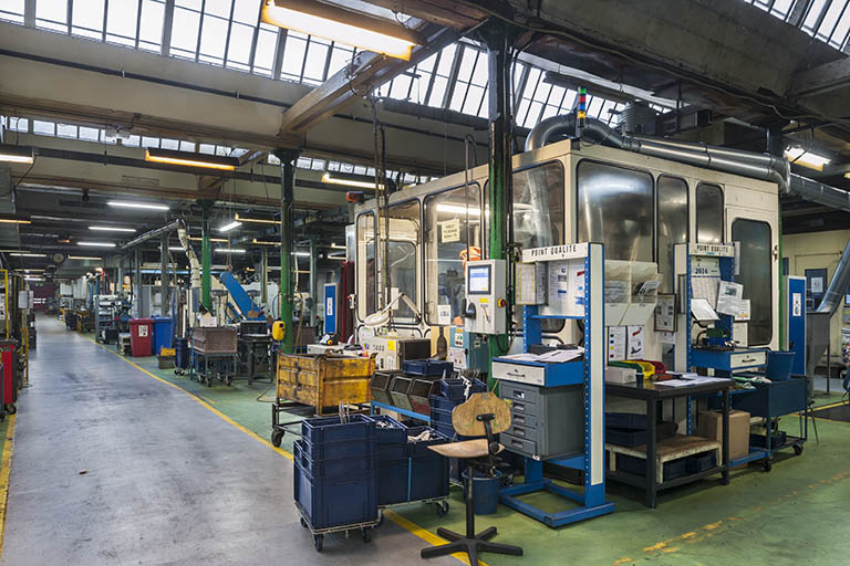 Atelier d'usinage. Travée est. © Région Bourgogne-Franche-Comté, Inventaire du patrimoine