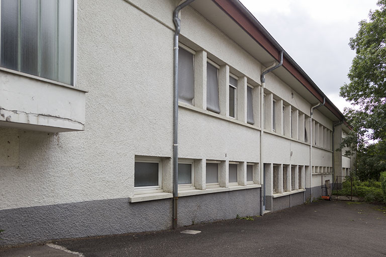 Usine, corps de bâtiment ancien : façade latérale droite. © Région Bourgogne-Franche-Comté, Inventaire du patrimoine