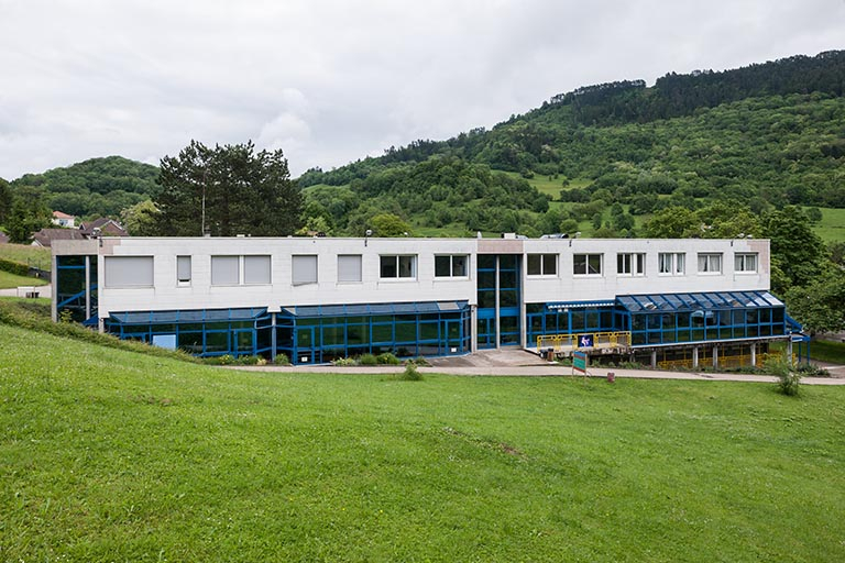 Façade antérieure occidentale de la restauration. © Région Bourgogne-Franche-Comté, Inventaire du patrimoine