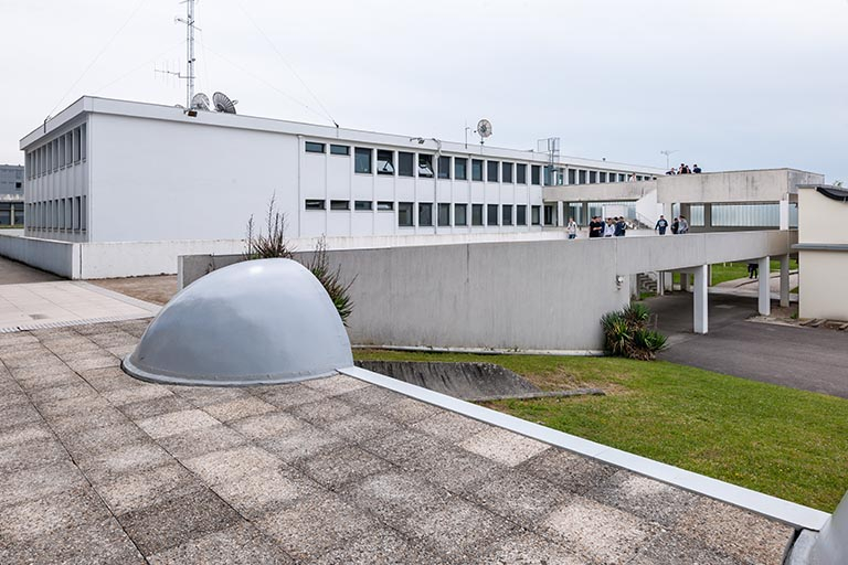 Externat : façade postérieure de l'ancien externat réaménagé.  © Région Bourgogne-Franche-Comté, Inventaire du patrimoine