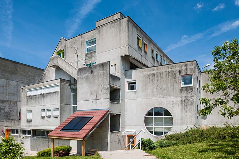 Pignon du bâtiment  © Région Bourgogne-Franche-Comté, Inventaire du patrimoine Pignon du bâtiment  © Région Bourgogne-Franche-Comté, Inventaire du patrimoine