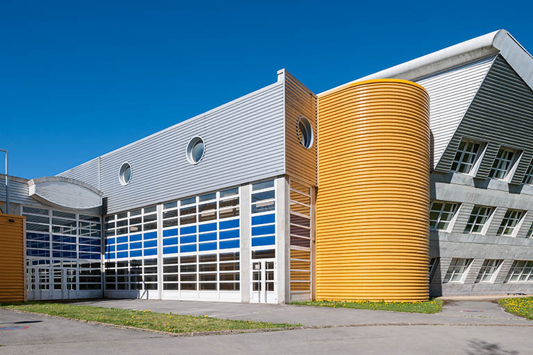 Externat : façade latérale Nord, détail. © Région Bourgogne-Franche-Comté, Inventaire du patrimoine