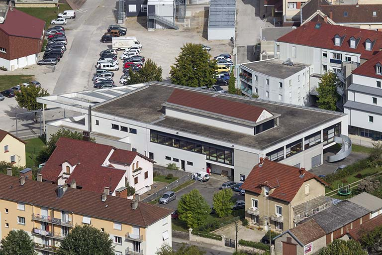 Internat-restauration : vue générale du site. © Région Bourgogne-Franche-Comté, Inventaire du patrimoine