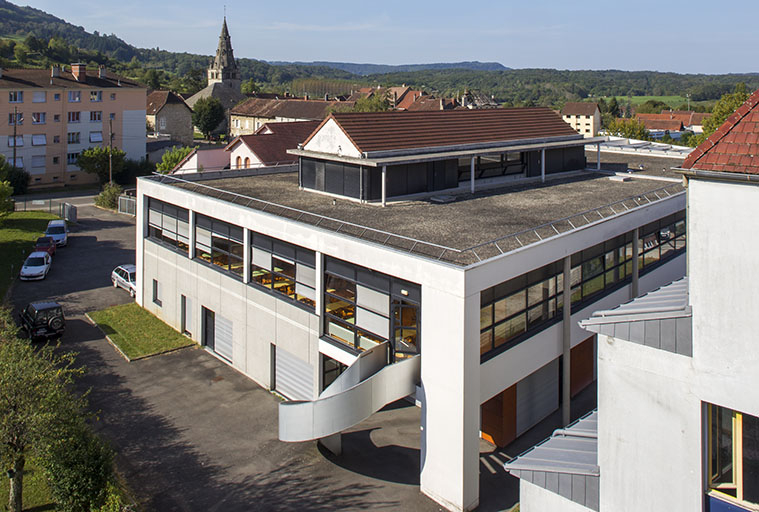 Restauration : façades Nord et latérale Est. © Région Bourgogne-Franche-Comté, Inventaire du patrimoine