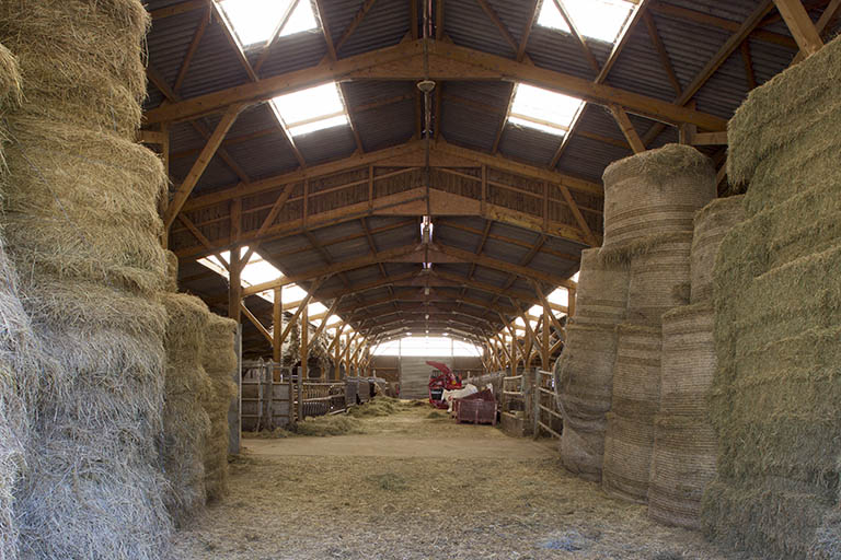 Dans le fenil étable ouest. © Région Bourgogne-Franche-Comté, Inventaire du patrimoine