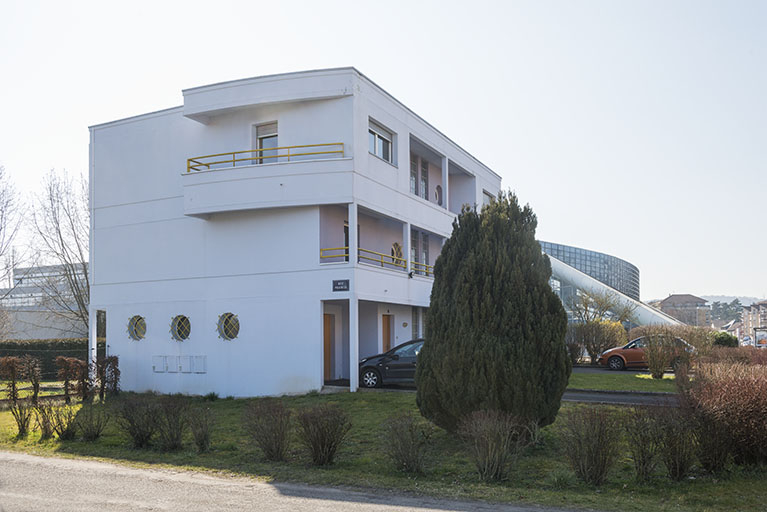 Pignon est des logements nord-est. © Région Bourgogne-Franche-Comté, Inventaire du patrimoine