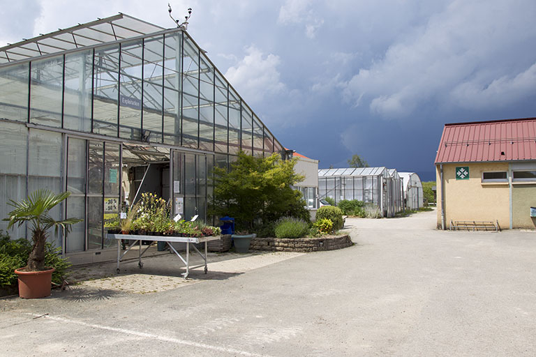 Pignon est de la serre magasin. © Région Bourgogne-Franche-Comté, Inventaire du patrimoine