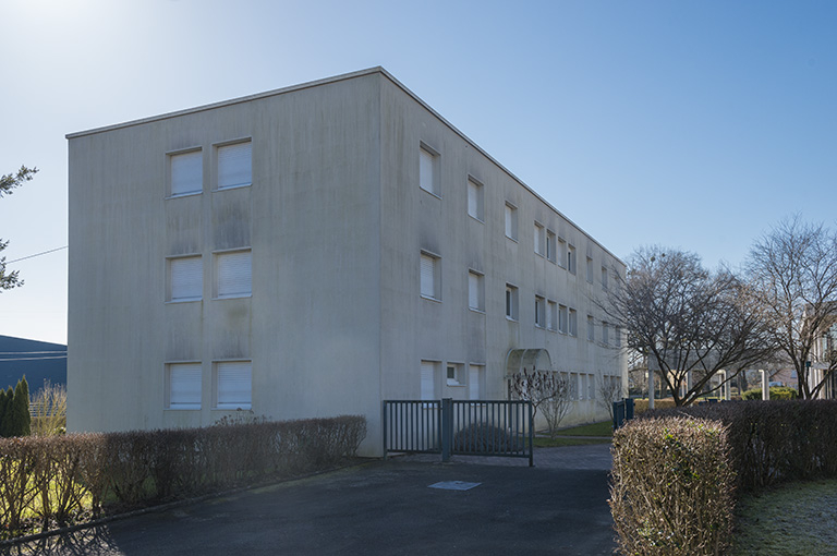 Pignon nord, angle nord-ouest du logement. © Région Bourgogne-Franche-Comté, Inventaire du patrimoine