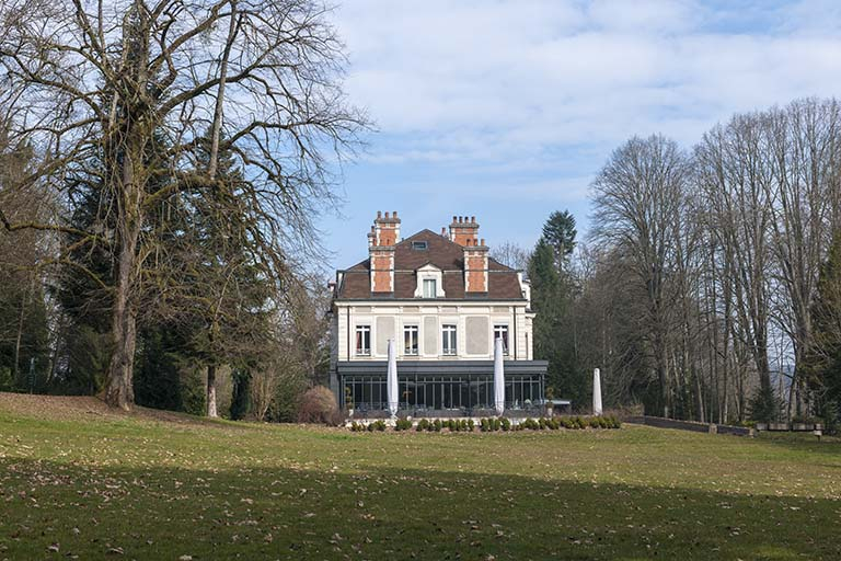 Logement patronal. Façade sud depuis le parc. © Région Bourgogne-Franche-Comté, Inventaire du patrimoine