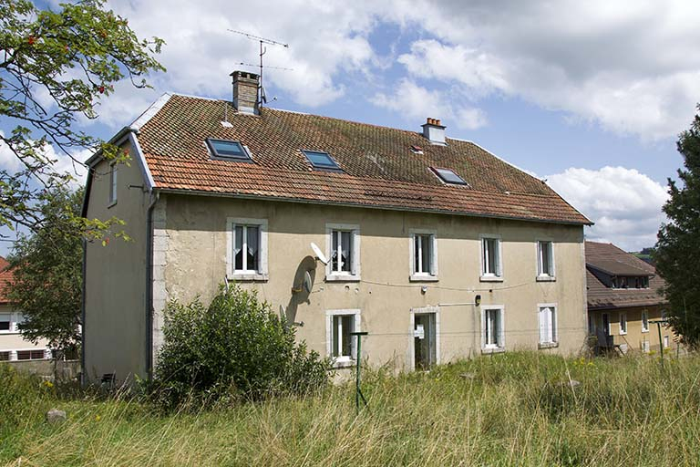 Façade postérieure. © Région Bourgogne-Franche-Comté, Inventaire du patrimoine