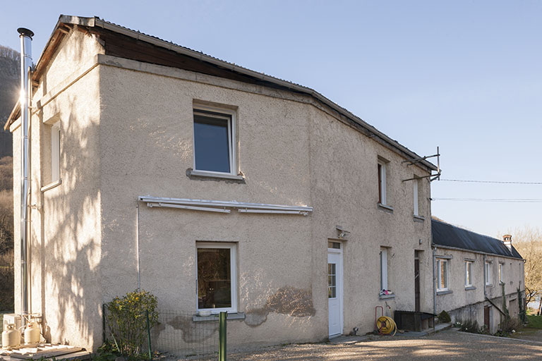Façade nord du logement et de l'atelier. © Région Bourgogne-Franche-Comté, Inventaire du patrimoine
