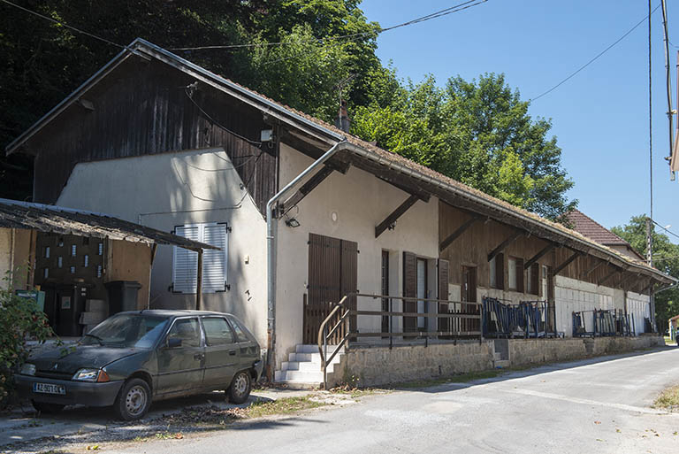 Magasin d’expéditions et (ancien) atelier d’affûtage. © Région Bourgogne-Franche-Comté, Inventaire du patrimoine Magasin d’expéditions et (ancien) atelier d’affûtage. © Région Bourgogne-Franche-Comté, Inventaire du patrimoine