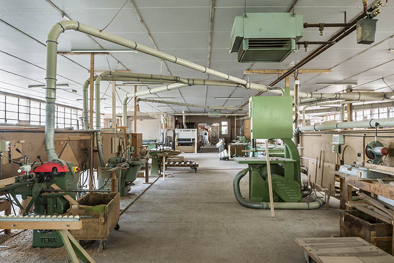 Atelier de menuiserie. Vue depuis le nord. © Région Bourgogne-Franche-Comté, Inventaire du patrimoine