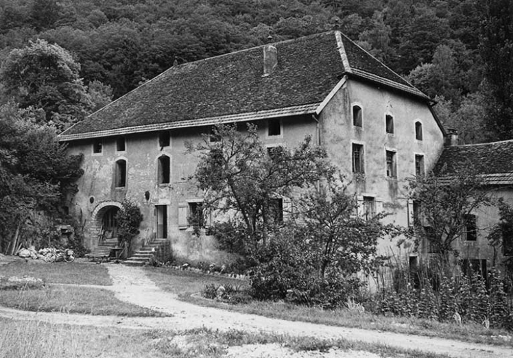 Ancien moulin à papier (?), photogr., s.d. [début 20e siècle]. © Région Bourgogne-Franche-Comté, Inventaire du patrimoine