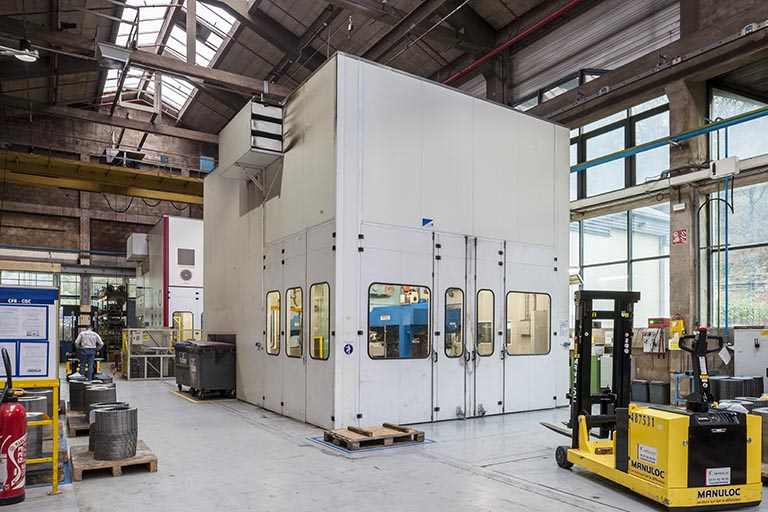 Presse de l'atelier de tôlerie. © Région Bourgogne-Franche-Comté, Inventaire du patrimoine