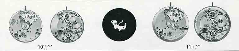 [Dessin des mouvements Parrenin HP 90 et HP 901], 1973. © Région Bourgogne-Franche-Comté, Inventaire du patrimoine