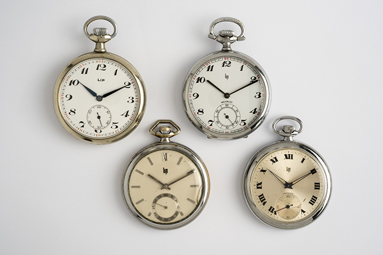 Montres de gousset mécaniques Lip. © Région Bourgogne-Franche-Comté, Inventaire du patrimoine Montres de gousset mécaniques Lip. © Région Bourgogne-Franche-Comté, Inventaire du patrimoine