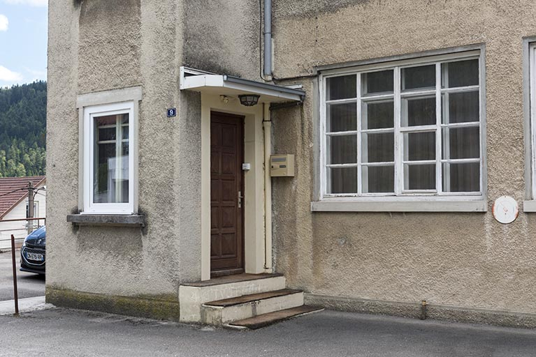 Façade nord : entrée rue Pasteur. © Région Bourgogne-Franche-Comté, Inventaire du patrimoine