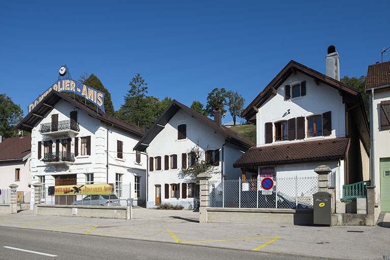Vue d'ensemble depuis la rue des Lavaux. © Région Bourgogne-Franche-Comté, Inventaire du patrimoine
